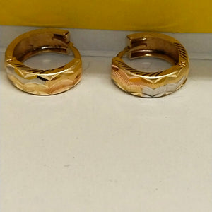 ARRACADAS PAR ORO 10 K 2 GRMS (SEMINUEVO)