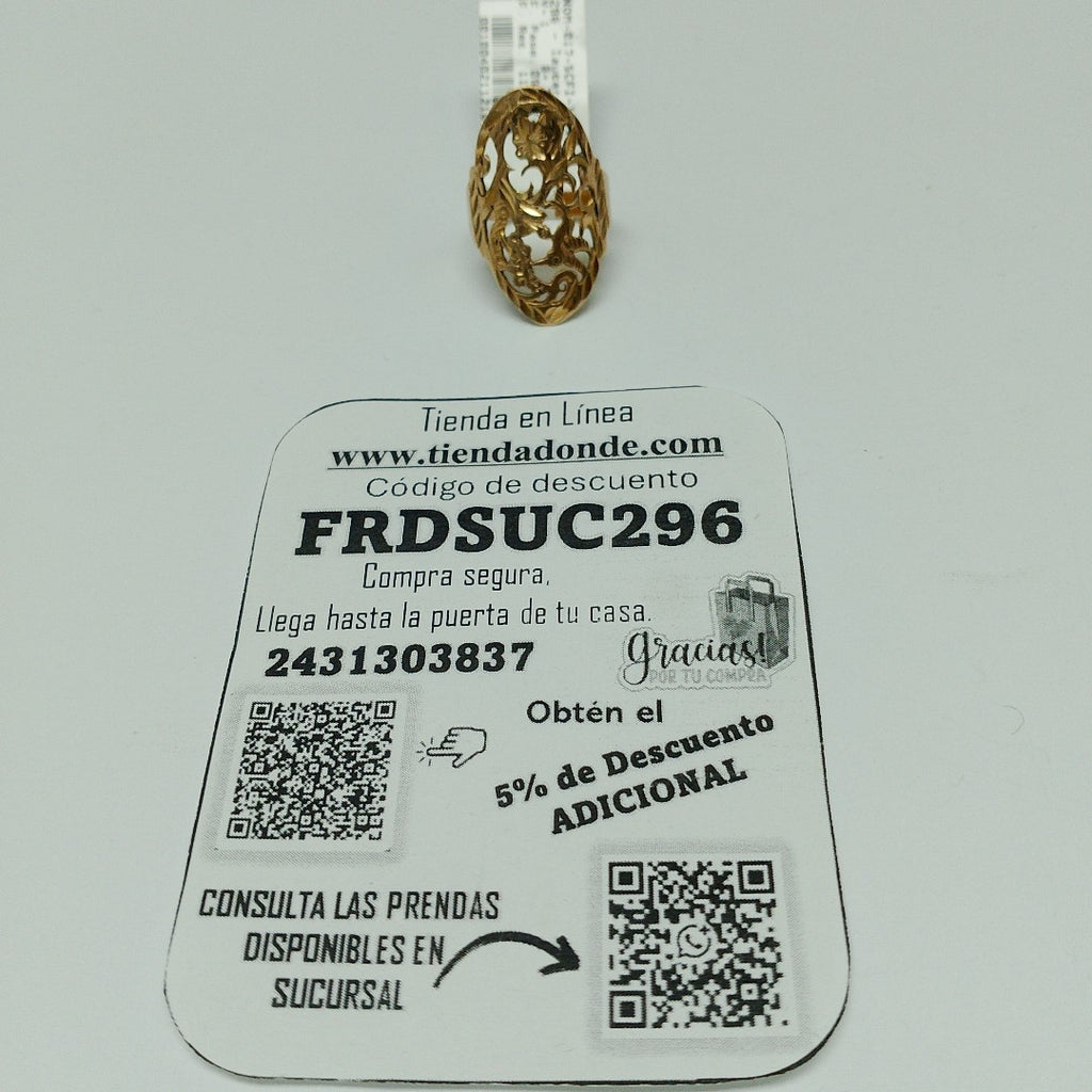 ANILLITO ORO 14 K 3.2 GRMS (SEMINUEVO)