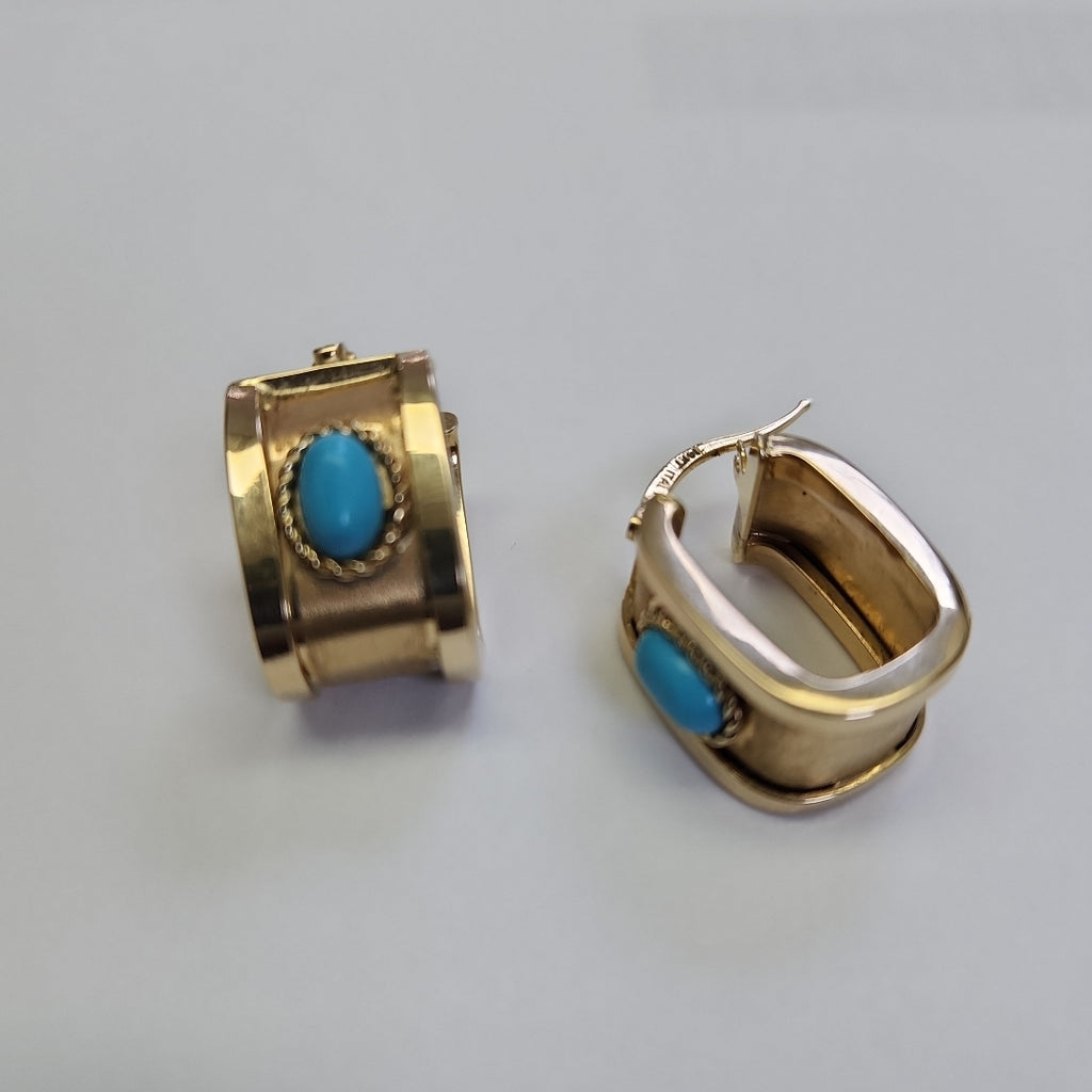 ARETES PAR ORO 14 K 4.3 GRMS (SEMINUEVO)