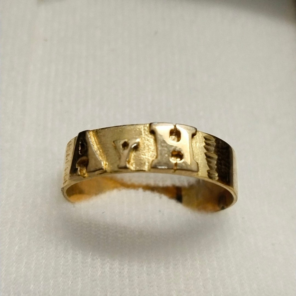 ANILLO ORO 8 K 1.5 GRMS (SEMINUEVO)
