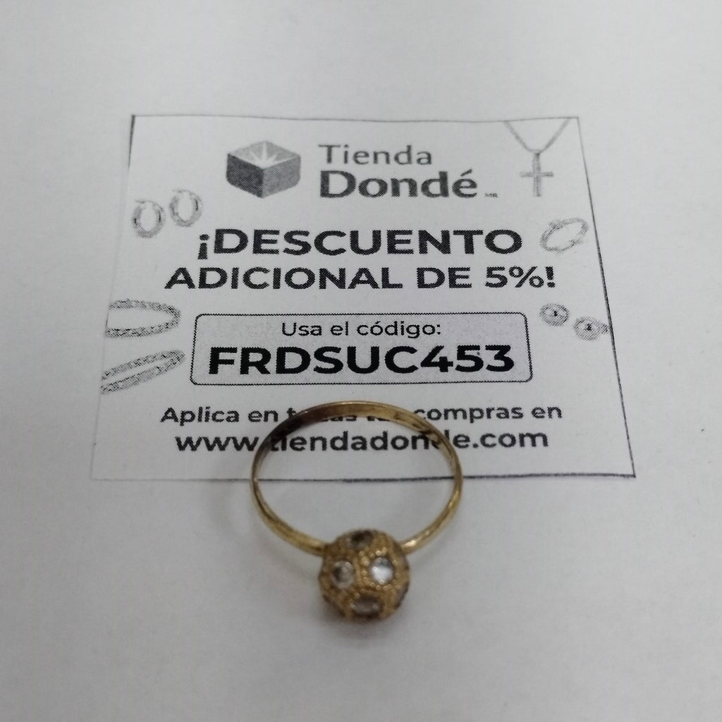 ANILLO ORO 10 K 1.7 GRMS (SEMINUEVO)