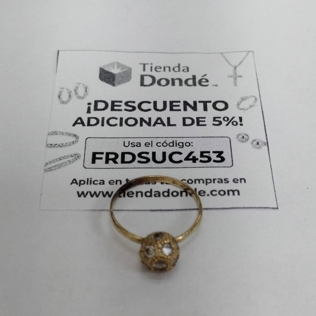 ANILLO ORO 10 K 1.7 GRMS (SEMINUEVO)