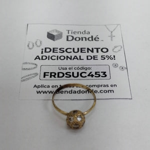 ANILLO ORO 10 K 1.7 GRMS (SEMINUEVO)