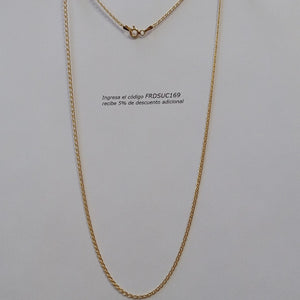 CADENA ORO 14 K 1,30 GRMS (SEMINUEVO)