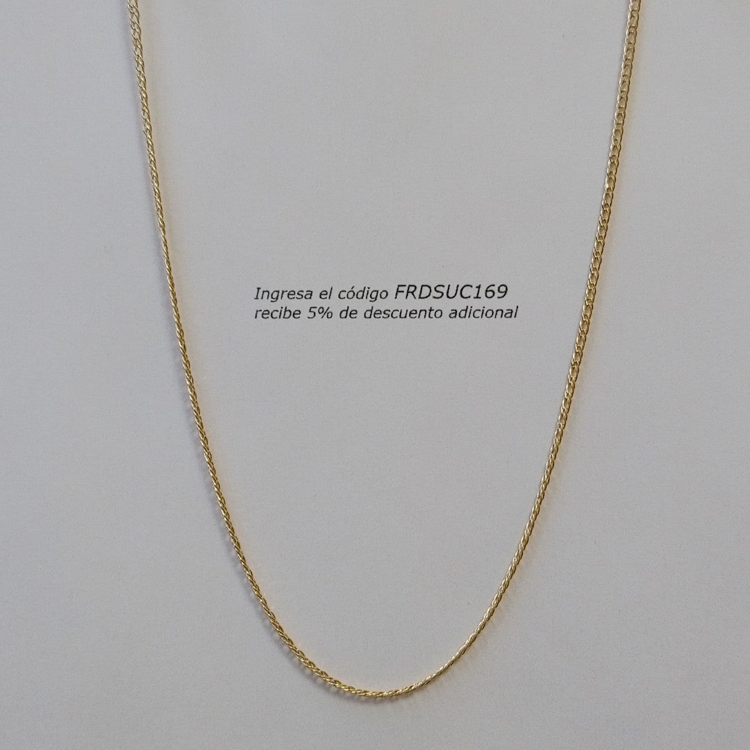 CADENA ORO 14 K 1,10 GRMS (SEMINUEVO)