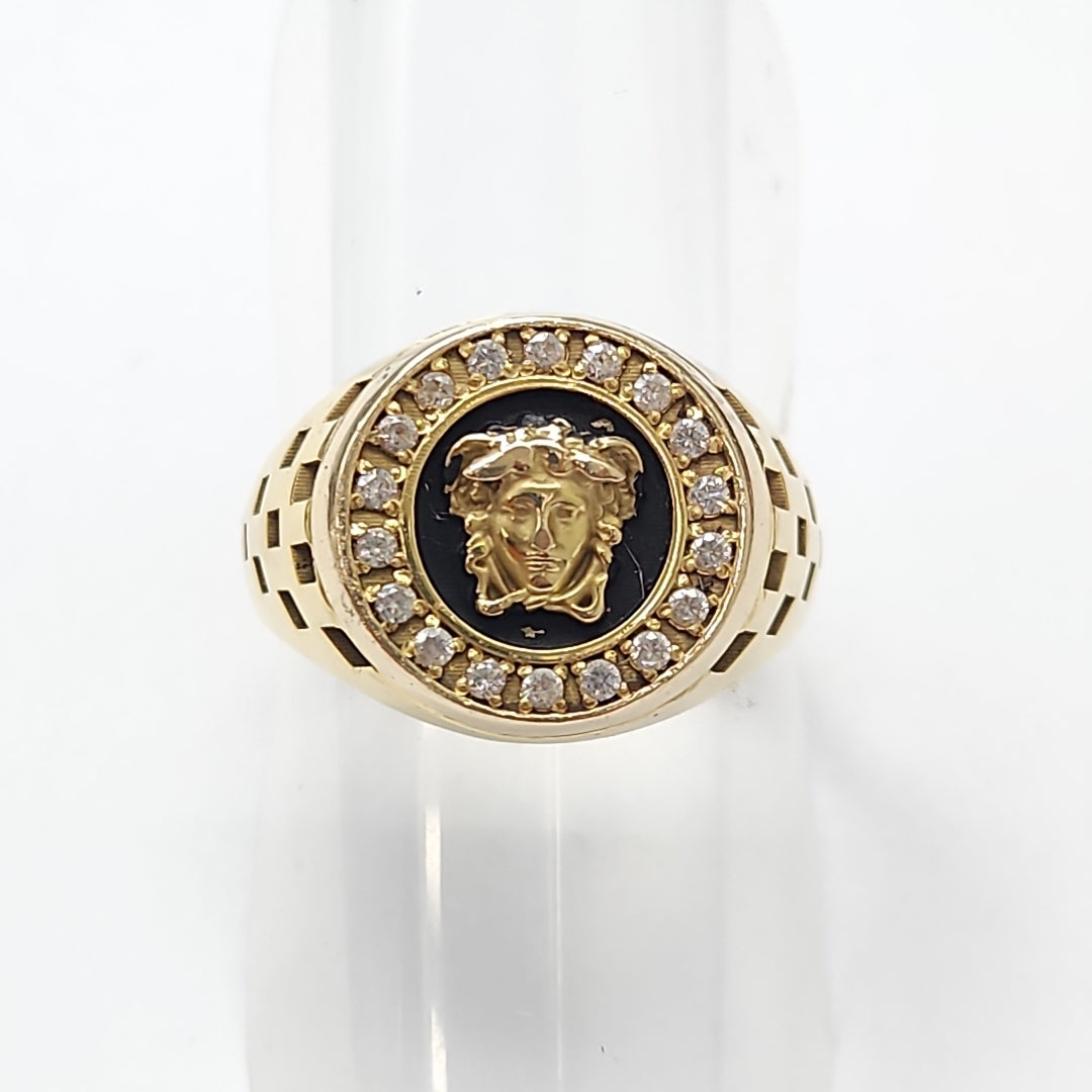 ANILLO ORO 14 K 10.2 GRMS (SEMINUEVO)