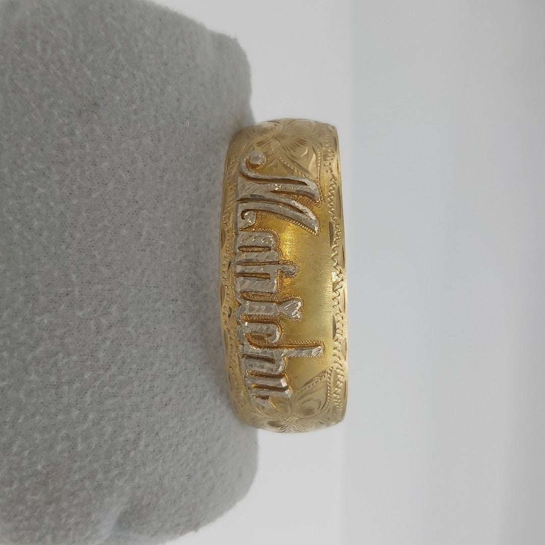 PULSERA RIGIDA ORO 8 K 18.3 GRMS (SEMINUEVO)