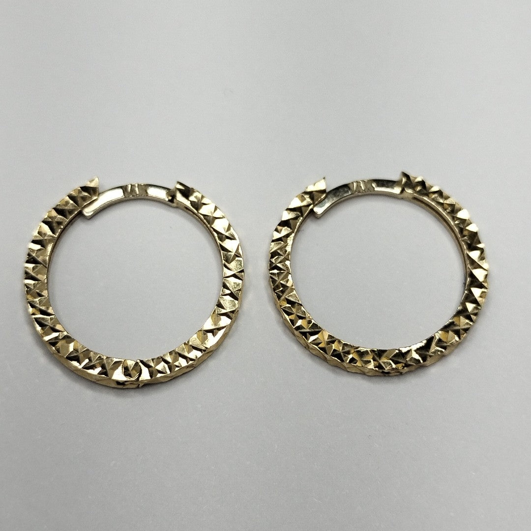 ARRACADAS PAR ORO 14 K 2.3 GRMS (SEMINUEVO)