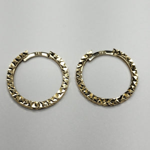ARRACADAS PAR ORO 14 K 2.3 GRMS (SEMINUEVO)