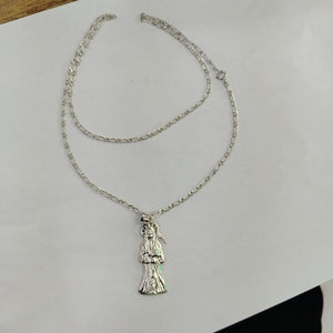 CADENA, DIJE PLATA 9 GRMS (SEMINUEVO)