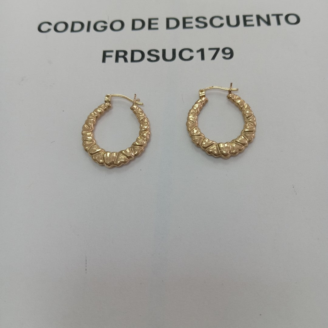 ARRACADAS PAR ORO 12 K 2,00 GRMS (SEMINUEVO)