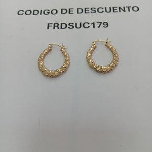 ARRACADAS PAR ORO 12 K 2,00 GRMS (SEMINUEVO)