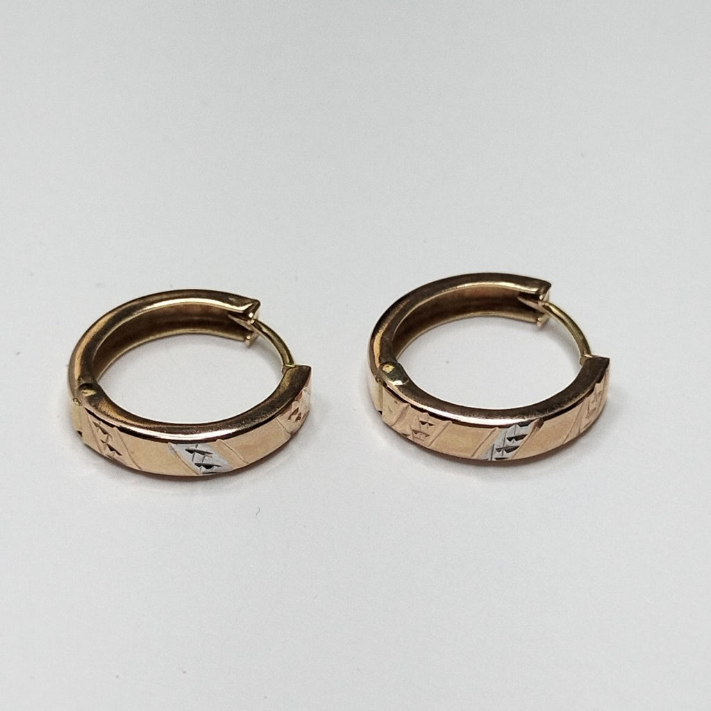 ARRACADAS PAR ORO 14 K 1.8 GRMS (SEMINUEVO)