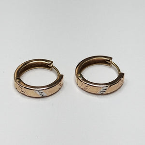 ARRACADAS PAR ORO 14 K 1.8 GRMS (SEMINUEVO)