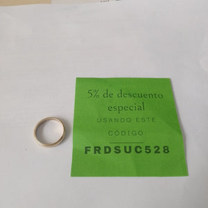ARGOLLA ORO 10 K 3.5 GRMS (SEMINUEVO)