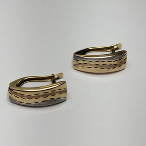 ARETES PAR ORO 14 K 1.9 GRMS (SEMINUEVO)