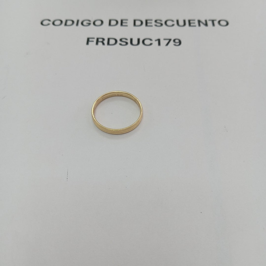 ARGOLLA ORO 14 K 2.3 GRMS (SEMINUEVO)