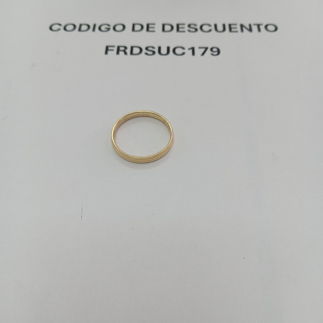 ARGOLLA ORO 14 K 2.3 GRMS (SEMINUEVO)