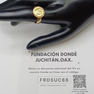 K1 2.1 GRMS 10 K IDENTIFICACIÓN ANILLO TEJIDO HECHURA ESPECIAL MATERI (SEMINUEVO)