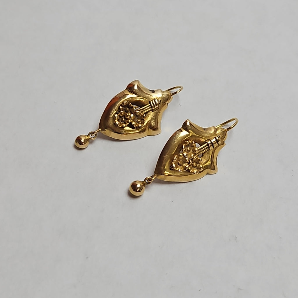 ARETES PAR ORO 16K 3 GRMS (SEMINUEVO)