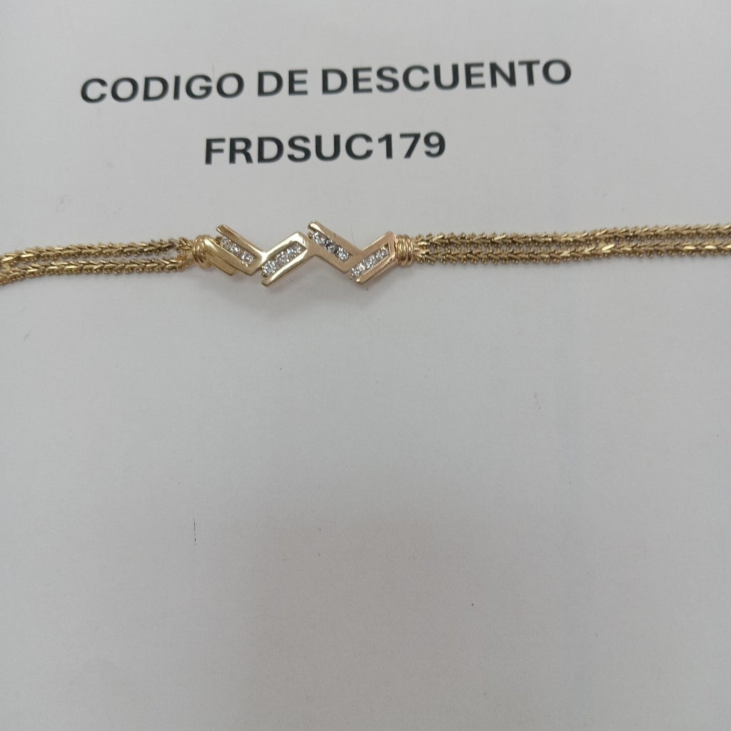 PULSERA ORO 10 K 14.5 GRMS (SEMINUEVO)