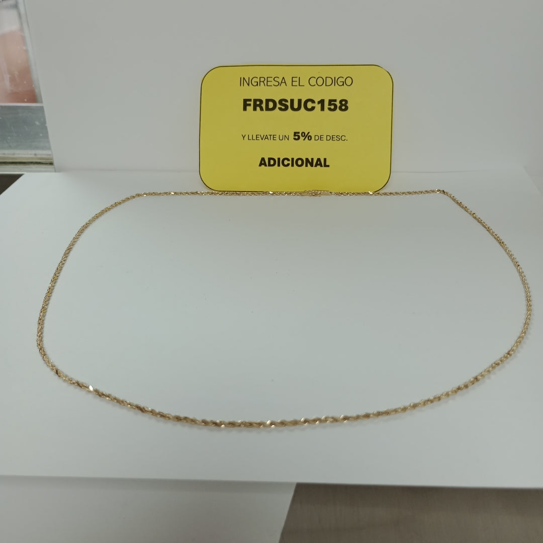 CADENA ORO 14 K 8.3 GRMS (SEMINUEVO)