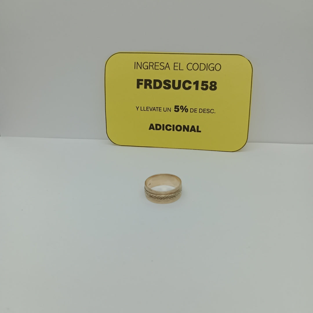ARGOLLA ORO 14 K 4,80 GRMS (SEMINUEVO)