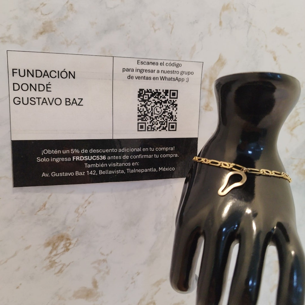 PULSERA ORO 14 K 5.4 GRMS (SEMINUEVO)