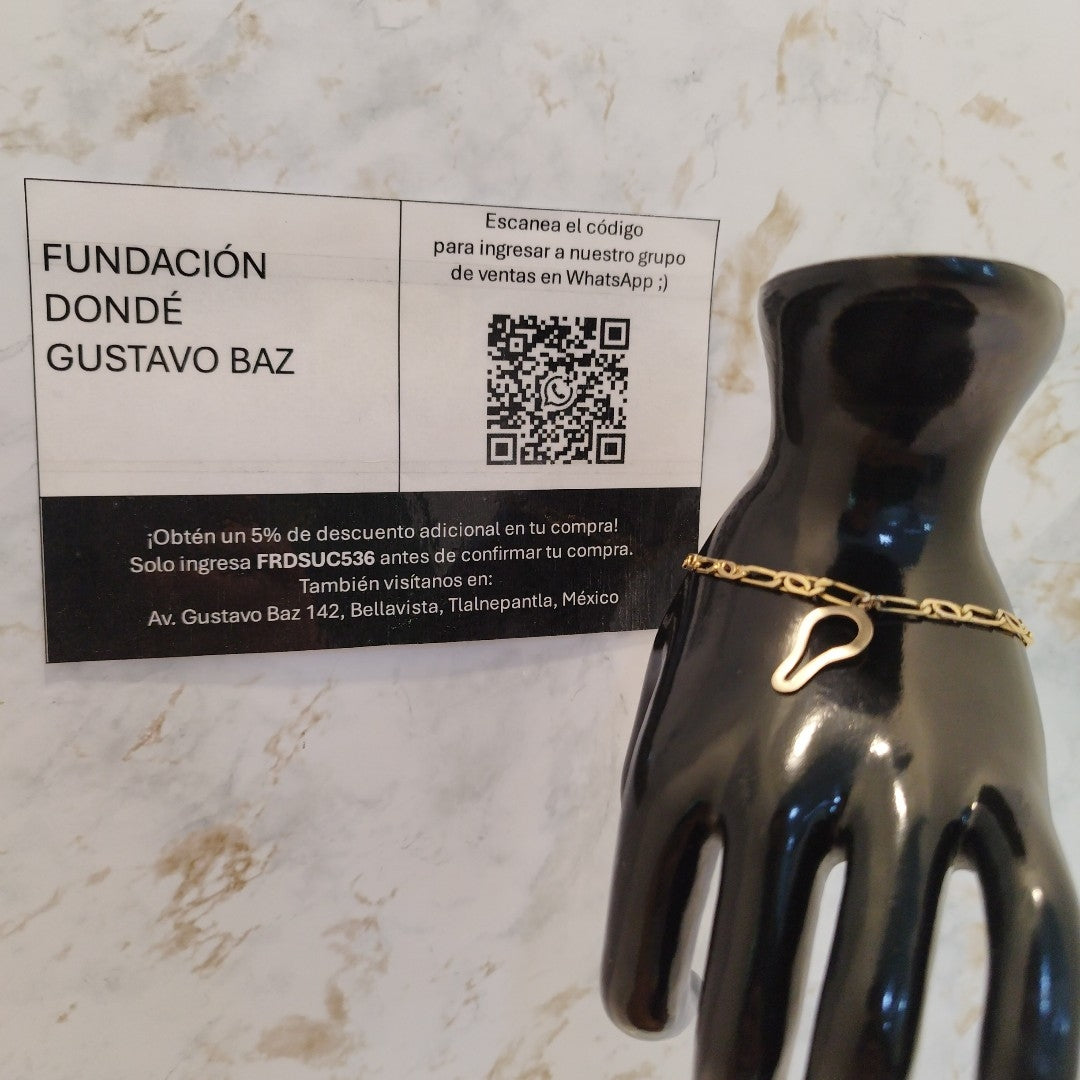 PULSERA ORO 14 K 5.4 GRMS (SEMINUEVO)