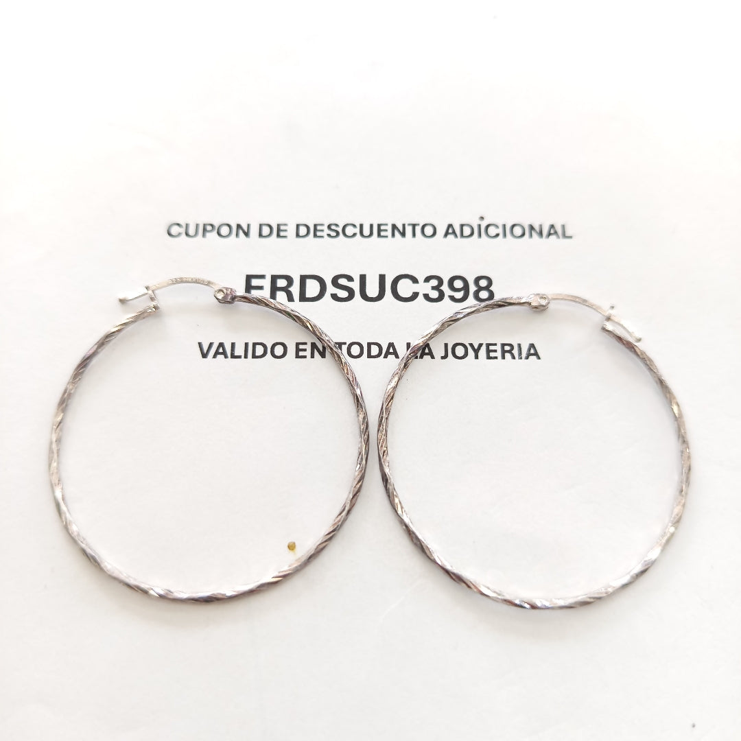 ARRACADAS PAR PLATA 2.5 GRMS (SEMINUEVO)