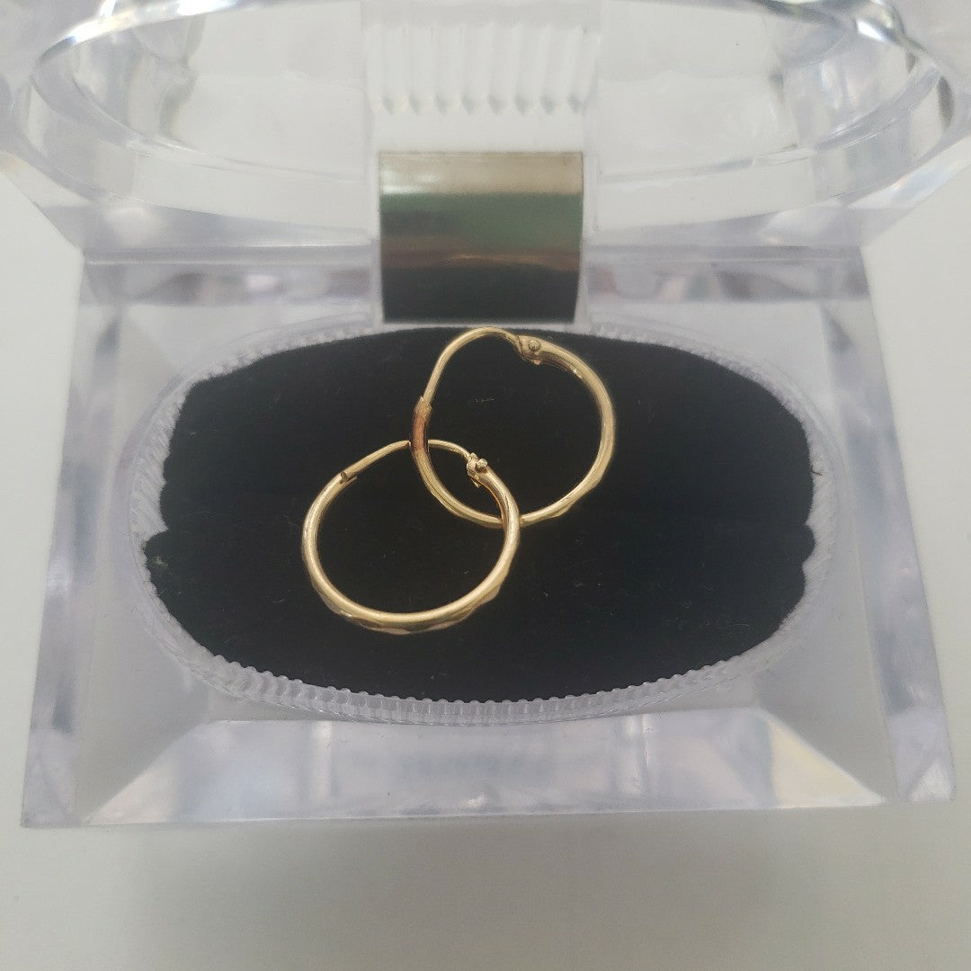 ARRACADAS PAR ORO 10 K 0,80 GRMS (SEMINUEVO)