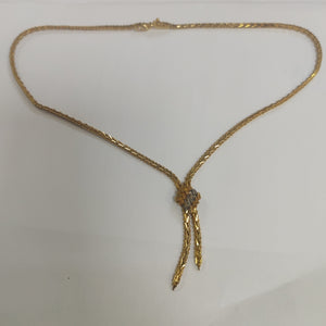 GARGANTILLA ORO COMBINADO 18 K 19,30 GRMS (SEMINUEVO)