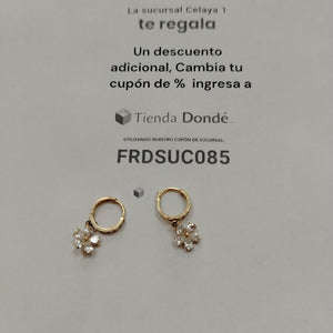 ARRACADAS PAR ORO 14 K 2,50 GRMS (SEMINUEVO)