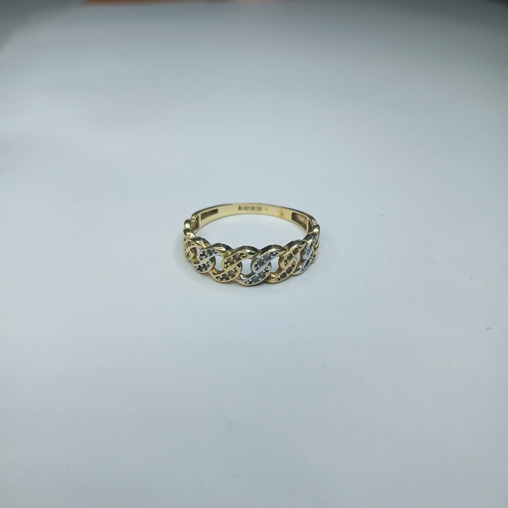 ANILLITO ORO, RODIADO 14 K 2 GRMS (SEMINUEVO)
