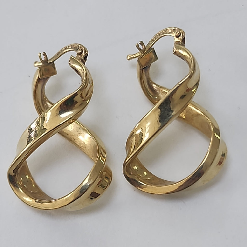 ARRACADAS PAR ORO 10 K 3.6 GRMS (SEMINUEVO)