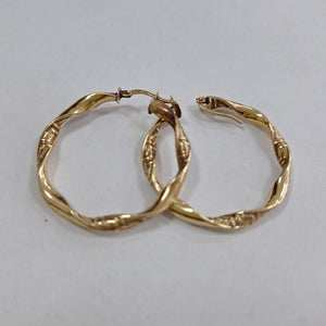 ARRACADAS PAR ORO 10 K 3.4 GRMS (SEMINUEVO)