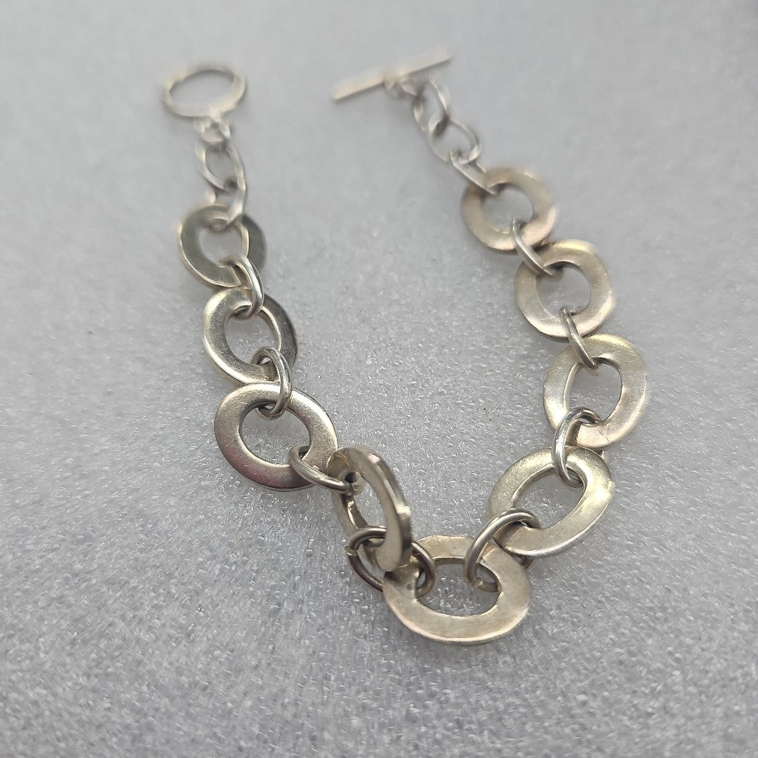 DIJE, PULSERA PLATA 28.6 GRMS (SEMINUEVO)