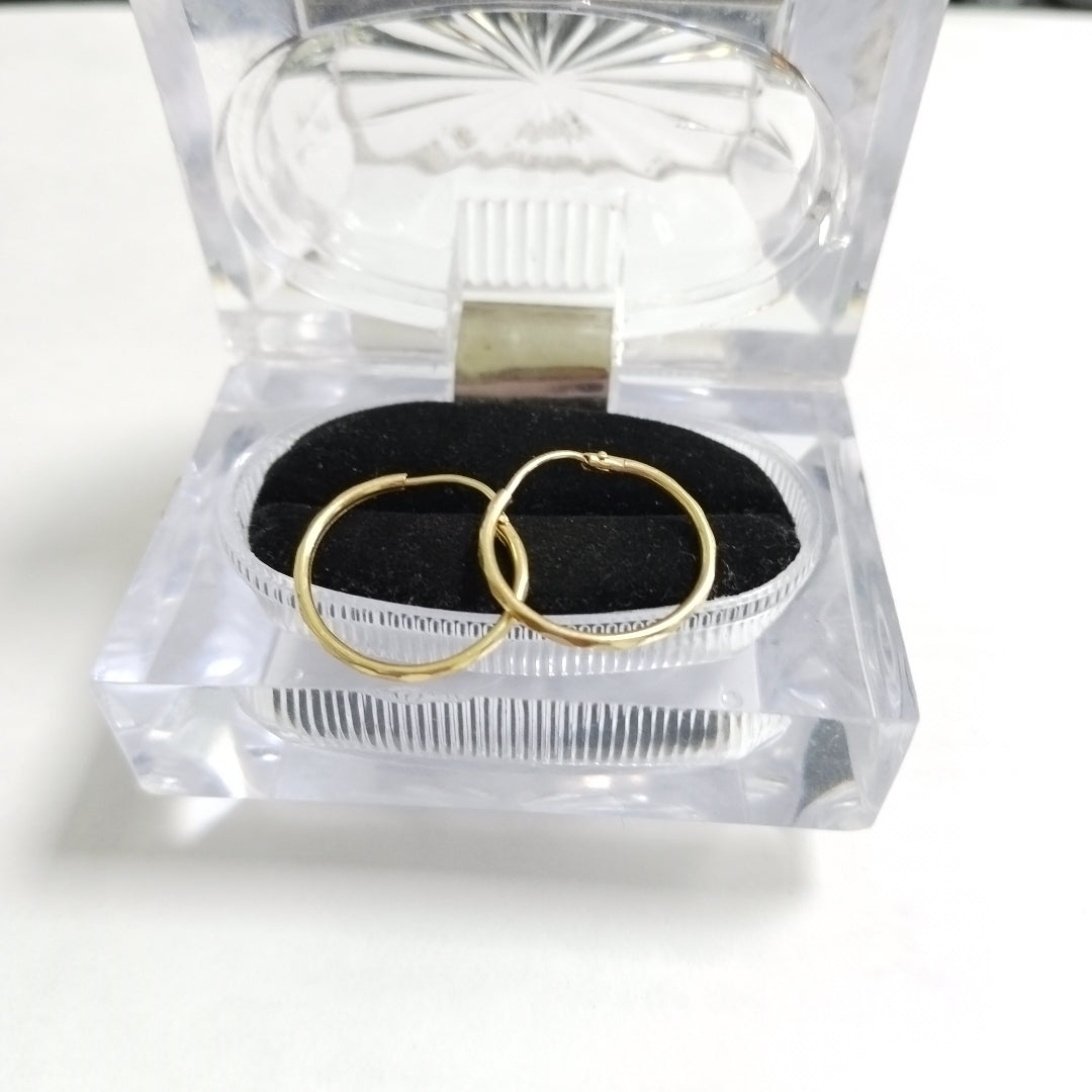 ARRACADAS PAR ORO 10 K 1 GRMS (SEMINUEVO)