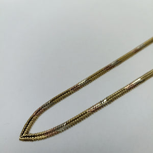 COLLAR ORO,ORO COMBINADO 14 K 17,20 GRMS (SEMINUEVO)