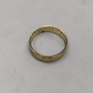 ARGOLLA ORO 10 K 1.3 GRMS (SEMINUEVO)