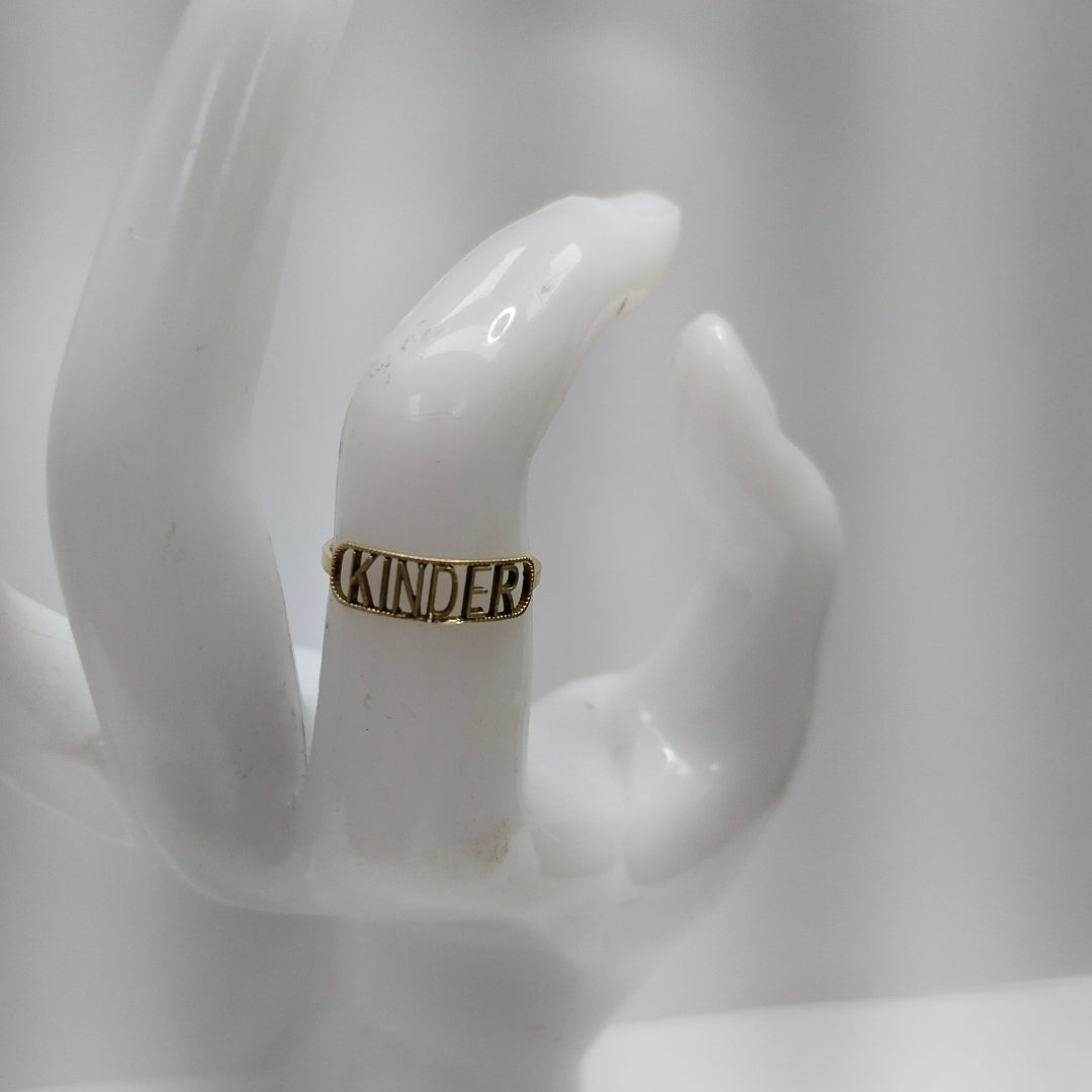 ANILLO DE GRADUACIÓN ORO 10 K 0.6 GRMS (SEMINUEVO)