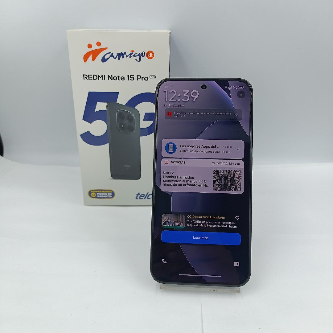 CELULAR XIAOMI REDMI NOTE 15 PRO 5G 25080RABDG (2026) 512 GB 8 GB RAM (SEMINUEVO)
