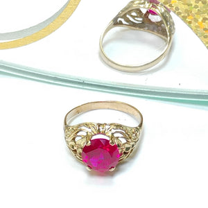 ANILLO ORO 14 K 3,20 GRMS (SEMINUEVO)