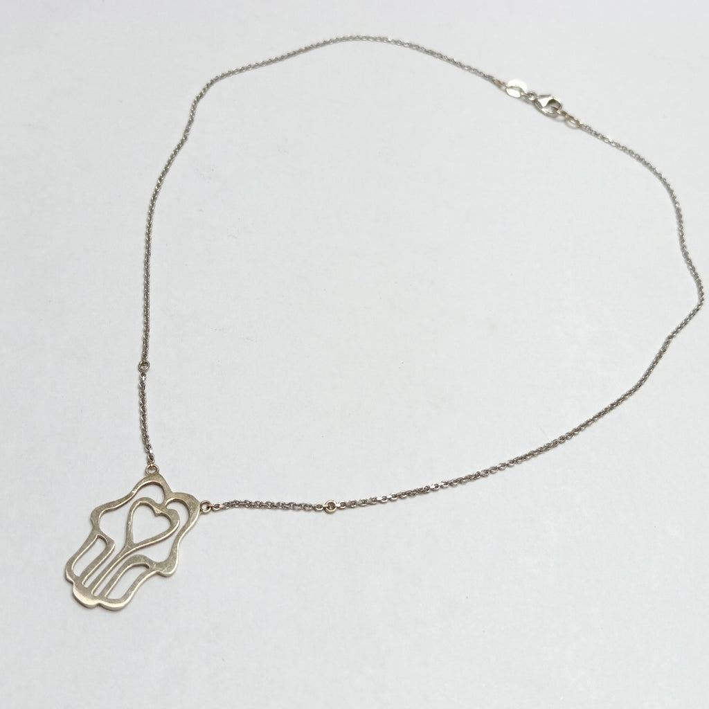 GARGANTILLA ORO BLANCO 14 K 3,90 GRMS (SEMINUEVO)