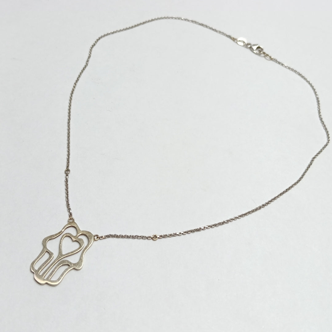 GARGANTILLA ORO BLANCO 14 K 3,90 GRMS (SEMINUEVO)