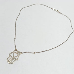 GARGANTILLA ORO BLANCO 14 K 3,90 GRMS (SEMINUEVO)
