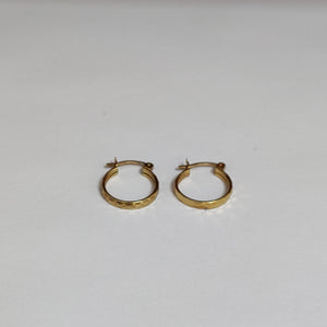 ARRACADAS PAR ORO 14 K 1.5 GRMS (SEMINUEVO)