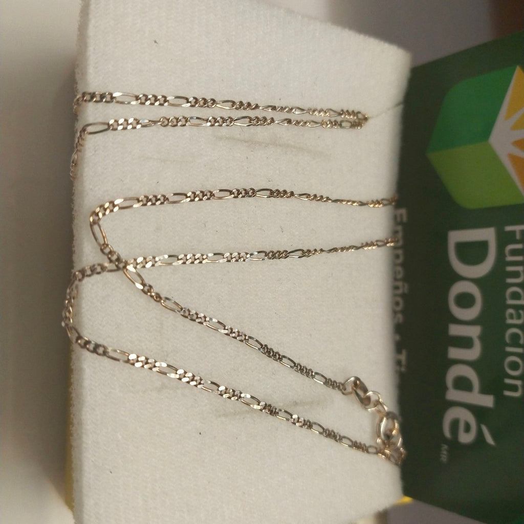 CADENA TEJIDO 3X1 PLATA .925 55 CM 2.2 GR (NUEVO)