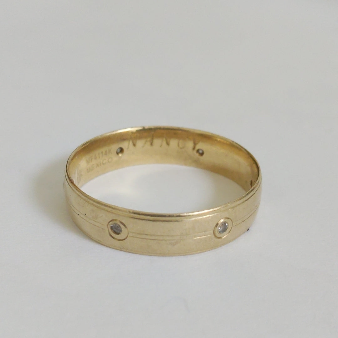 ARGOLLA ORO 14 K 4.5 GRMS (SEMINUEVO)