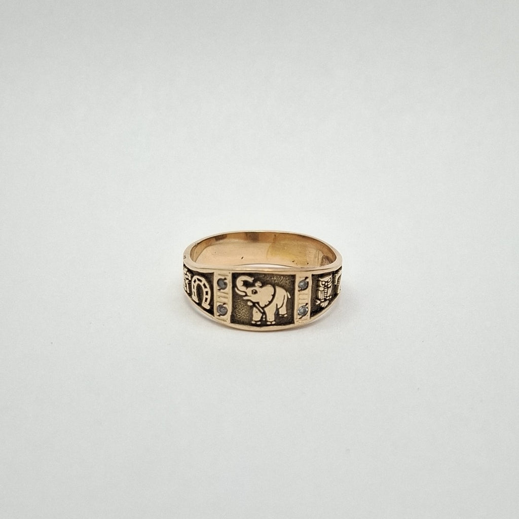 ANILLO ORO 14 K 4.5 GRMS (SEMINUEVO)